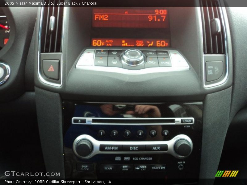 Super Black / Charcoal 2009 Nissan Maxima 3.5 S