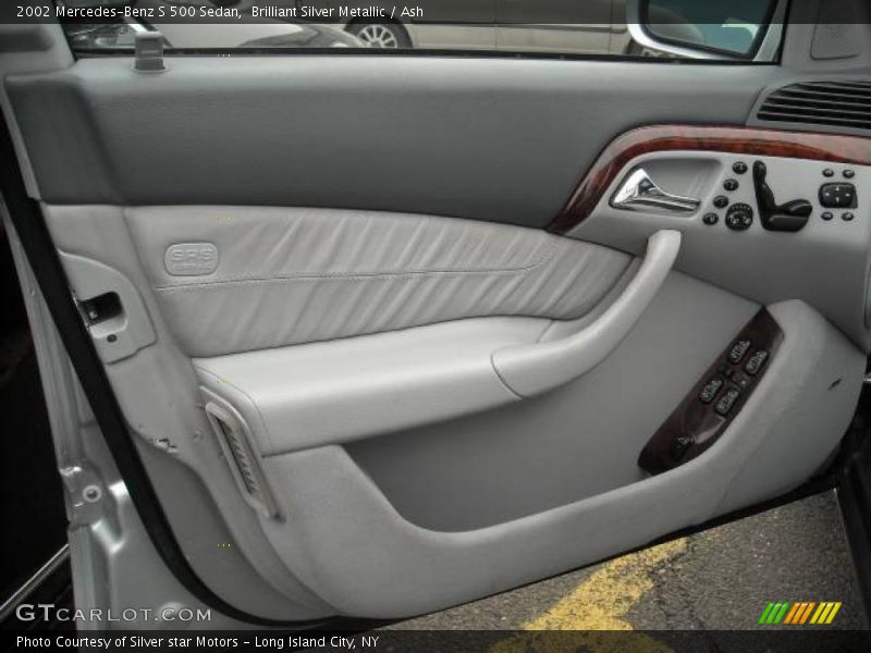 Brilliant Silver Metallic / Ash 2002 Mercedes-Benz S 500 Sedan