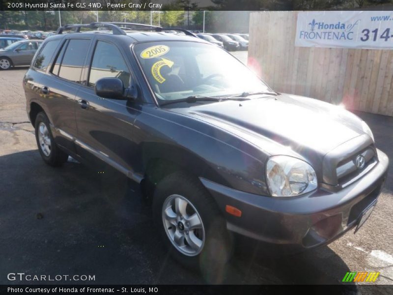 Pewter Gray / Gray 2005 Hyundai Santa Fe GLS 4WD