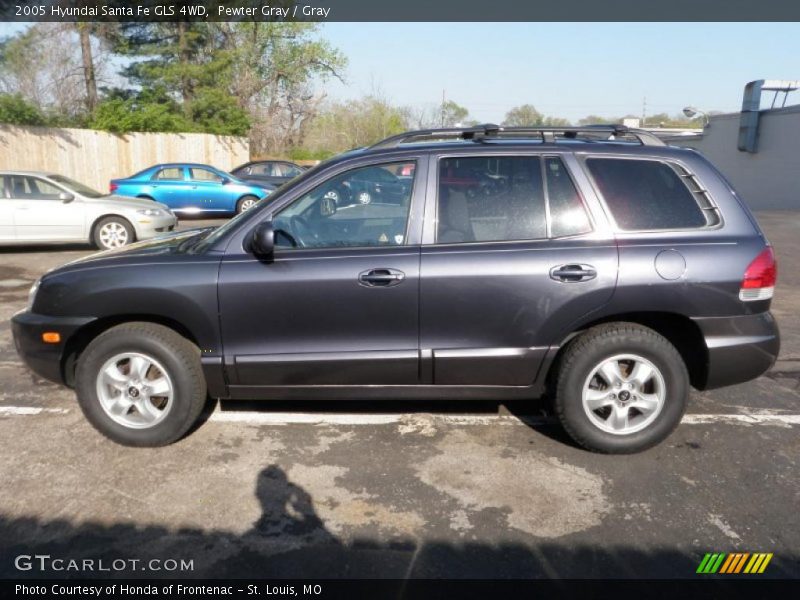 Pewter Gray / Gray 2005 Hyundai Santa Fe GLS 4WD