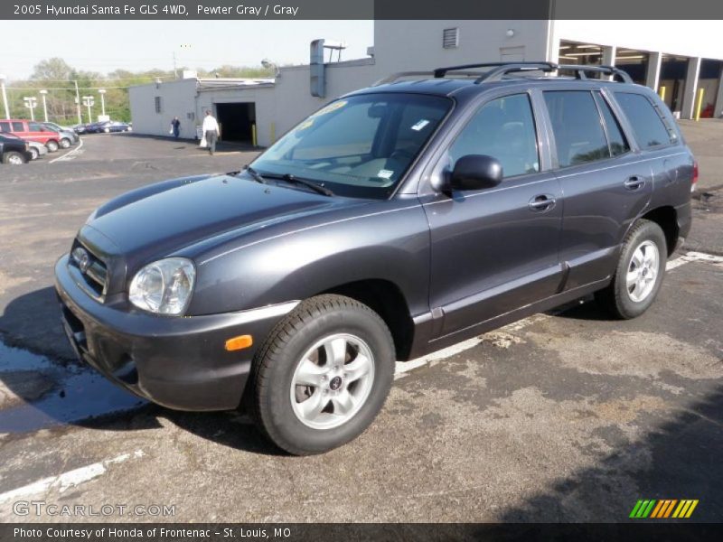 Pewter Gray / Gray 2005 Hyundai Santa Fe GLS 4WD