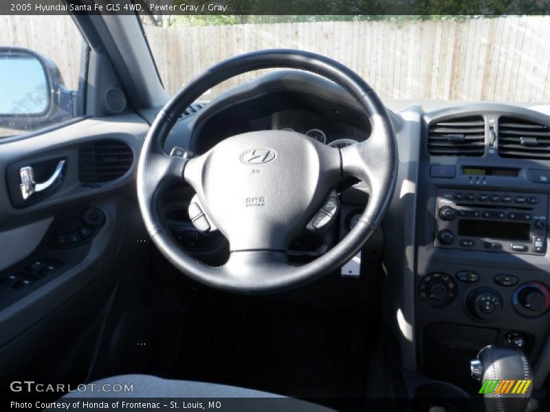 Pewter Gray / Gray 2005 Hyundai Santa Fe GLS 4WD