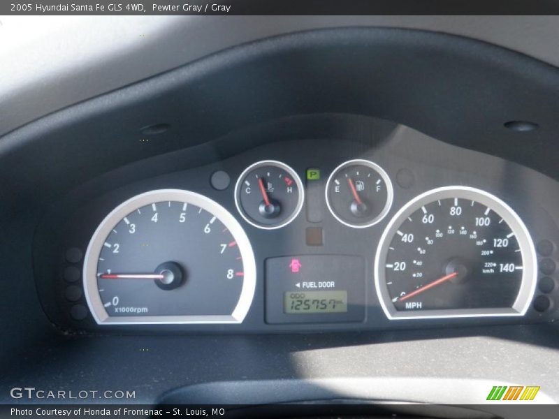 Pewter Gray / Gray 2005 Hyundai Santa Fe GLS 4WD