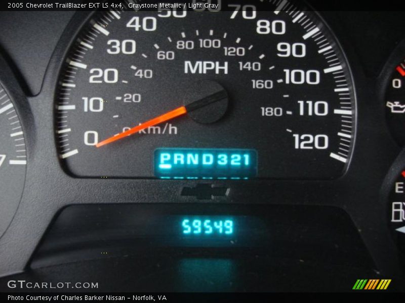 Graystone Metallic / Light Gray 2005 Chevrolet TrailBlazer EXT LS 4x4