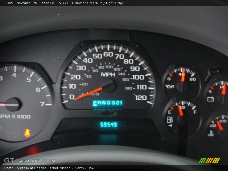 Graystone Metallic / Light Gray 2005 Chevrolet TrailBlazer EXT LS 4x4