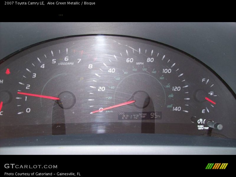 Aloe Green Metallic / Bisque 2007 Toyota Camry LE