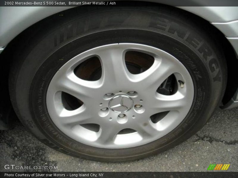 Brilliant Silver Metallic / Ash 2002 Mercedes-Benz S 500 Sedan