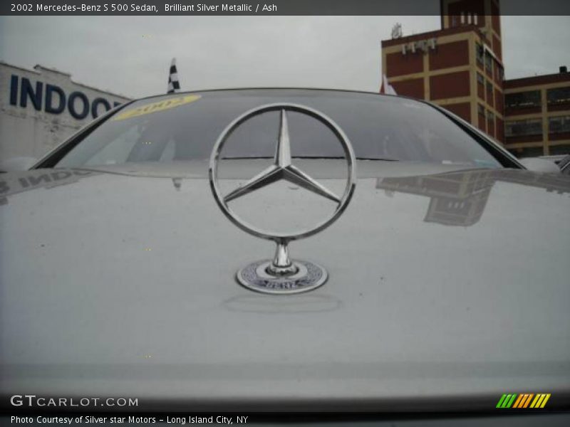 Brilliant Silver Metallic / Ash 2002 Mercedes-Benz S 500 Sedan