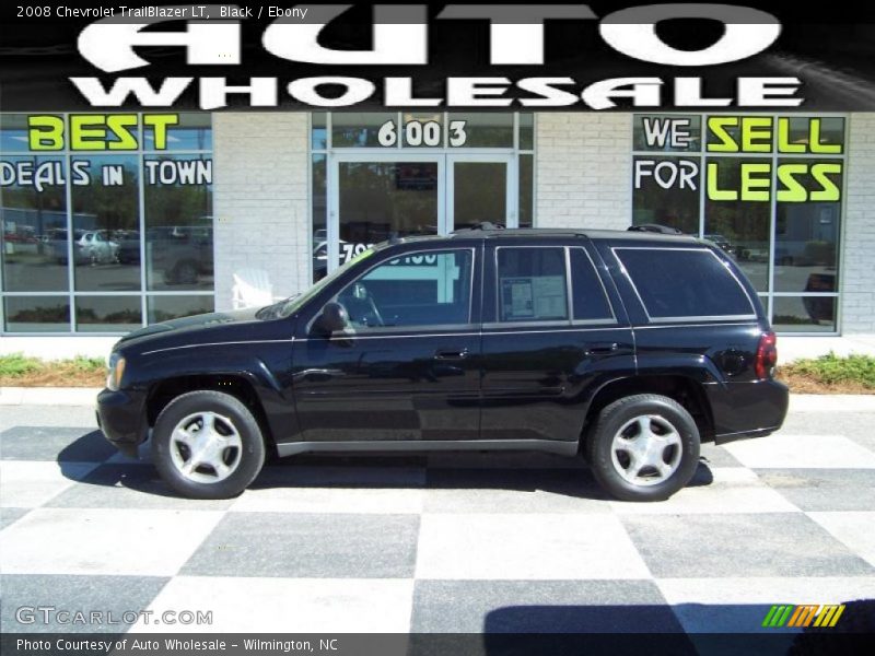Black / Ebony 2008 Chevrolet TrailBlazer LT