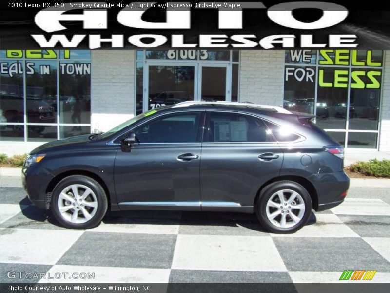 Smokey Granite Mica / Light Gray/Espresso Birds-Eye Maple 2010 Lexus RX 350