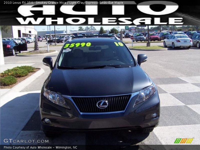 Smokey Granite Mica / Light Gray/Espresso Birds-Eye Maple 2010 Lexus RX 350