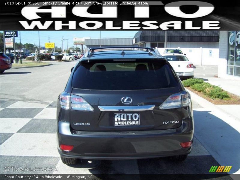 Smokey Granite Mica / Light Gray/Espresso Birds-Eye Maple 2010 Lexus RX 350