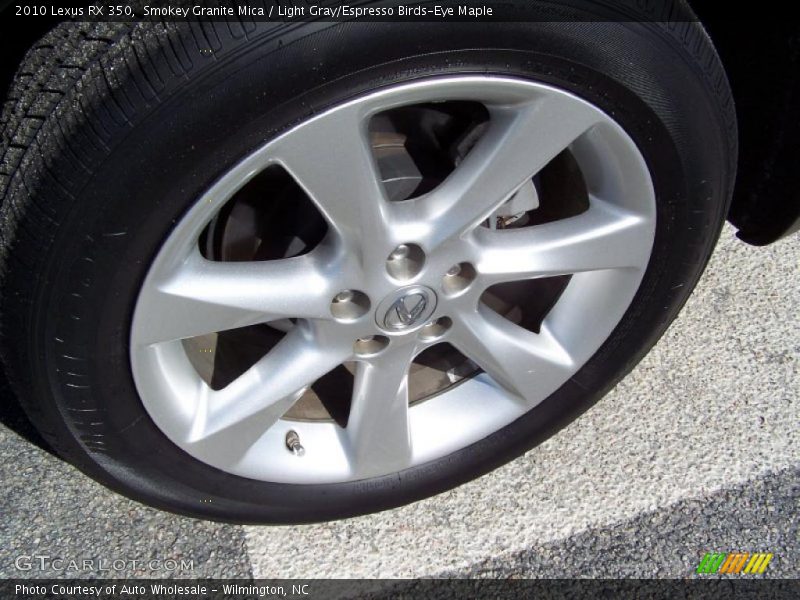 Smokey Granite Mica / Light Gray/Espresso Birds-Eye Maple 2010 Lexus RX 350