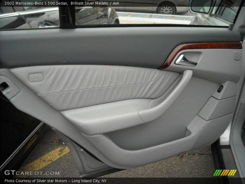Brilliant Silver Metallic / Ash 2002 Mercedes-Benz S 500 Sedan