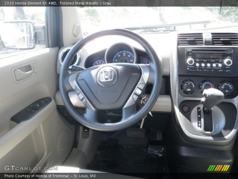 Polished Metal Metallic / Gray 2010 Honda Element EX 4WD