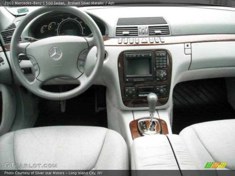 Brilliant Silver Metallic / Ash 2002 Mercedes-Benz S 500 Sedan