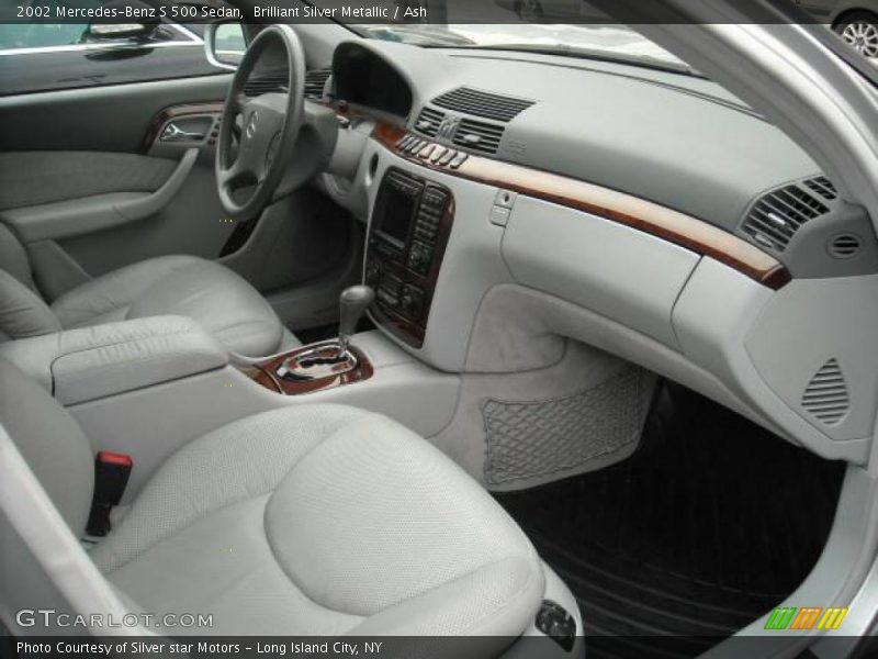 Brilliant Silver Metallic / Ash 2002 Mercedes-Benz S 500 Sedan