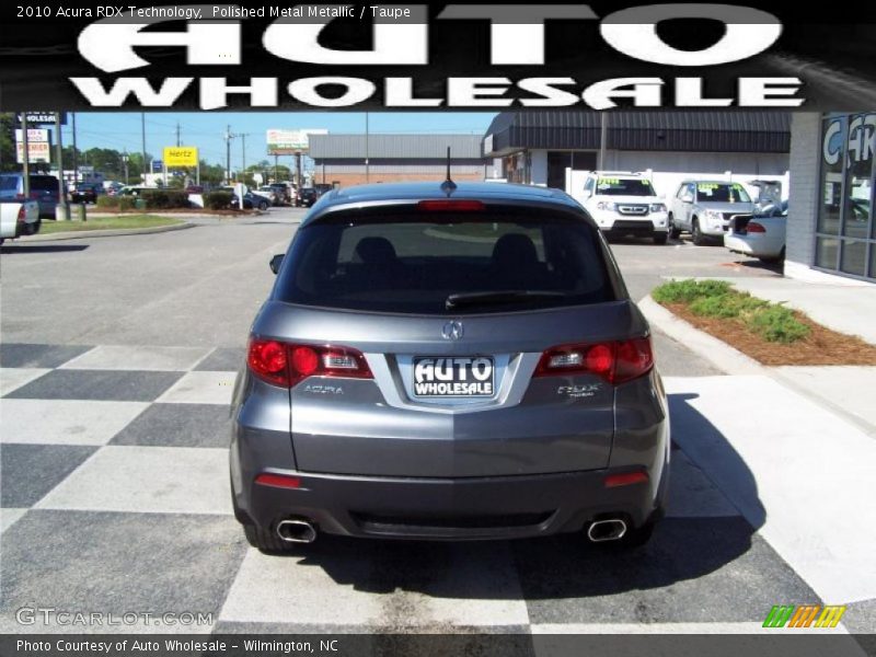 Polished Metal Metallic / Taupe 2010 Acura RDX Technology