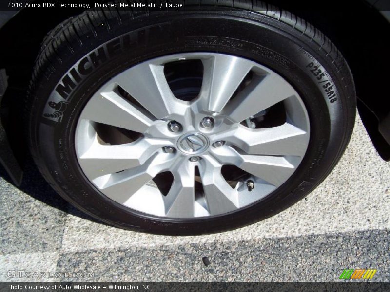 Polished Metal Metallic / Taupe 2010 Acura RDX Technology