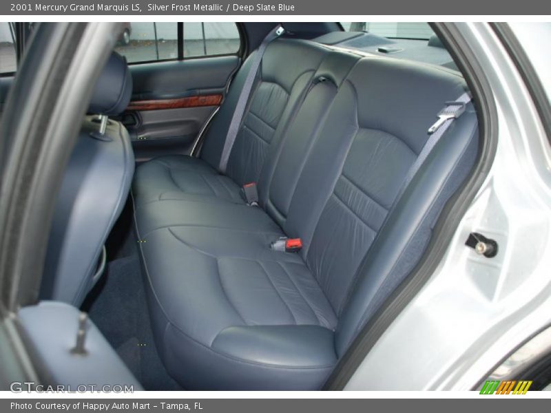Silver Frost Metallic / Deep Slate Blue 2001 Mercury Grand Marquis LS