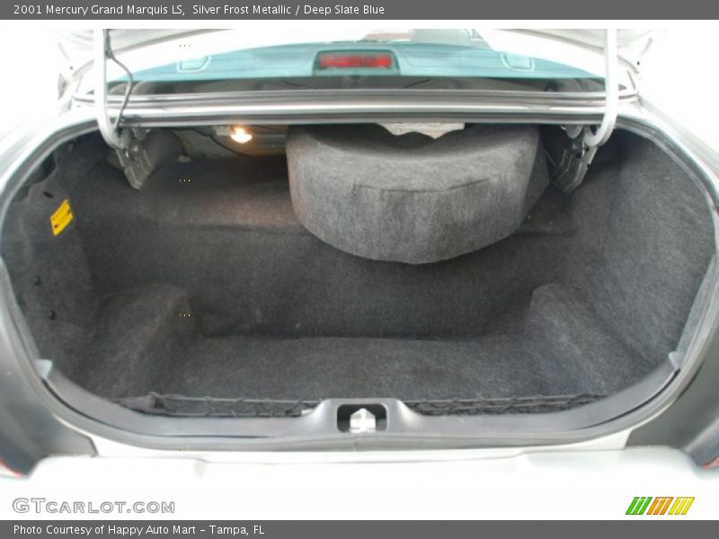 Silver Frost Metallic / Deep Slate Blue 2001 Mercury Grand Marquis LS