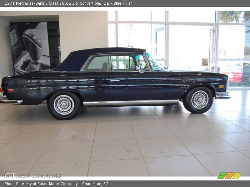  1971 S Class 280SE 3.5 Convertible Dark Blue