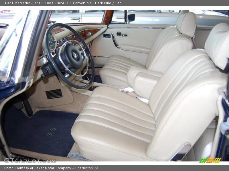  1971 S Class 280SE 3.5 Convertible Tan Interior