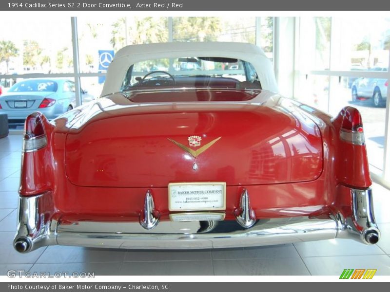 Aztec Red / Red 1954 Cadillac Series 62 2 Door Convertible