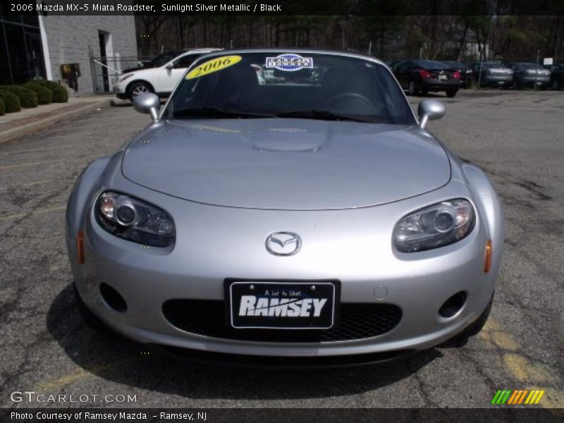 Sunlight Silver Metallic / Black 2006 Mazda MX-5 Miata Roadster