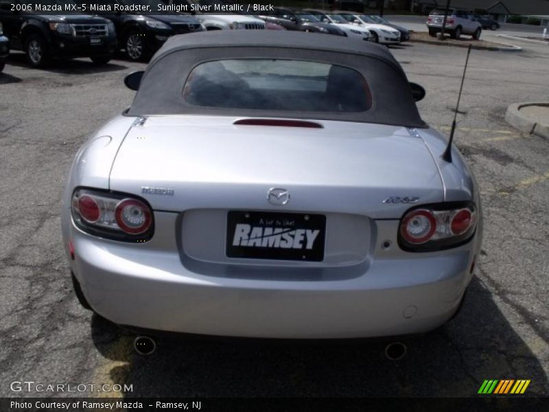 Sunlight Silver Metallic / Black 2006 Mazda MX-5 Miata Roadster