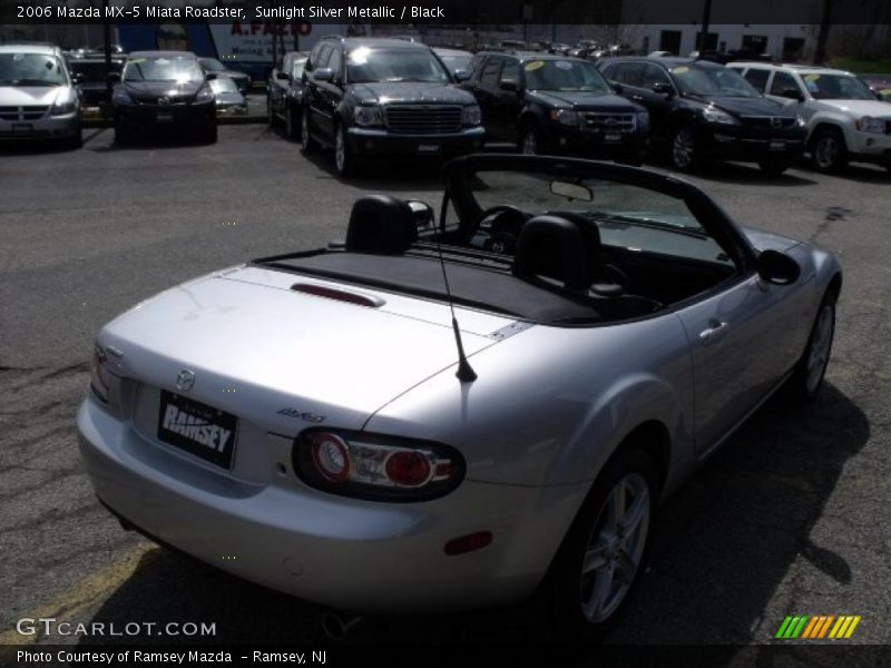Sunlight Silver Metallic / Black 2006 Mazda MX-5 Miata Roadster