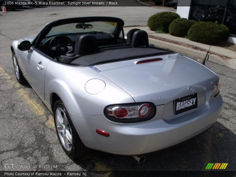Sunlight Silver Metallic / Black 2006 Mazda MX-5 Miata Roadster