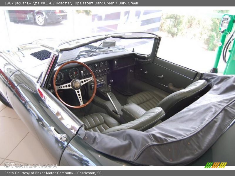  1967 E-Type XKE 4.2 Roadster Dark Green Interior
