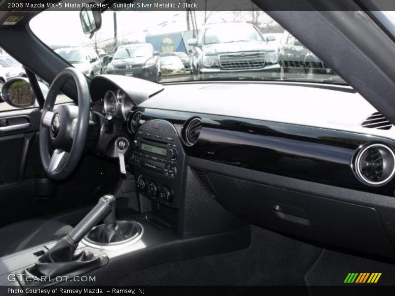 Sunlight Silver Metallic / Black 2006 Mazda MX-5 Miata Roadster