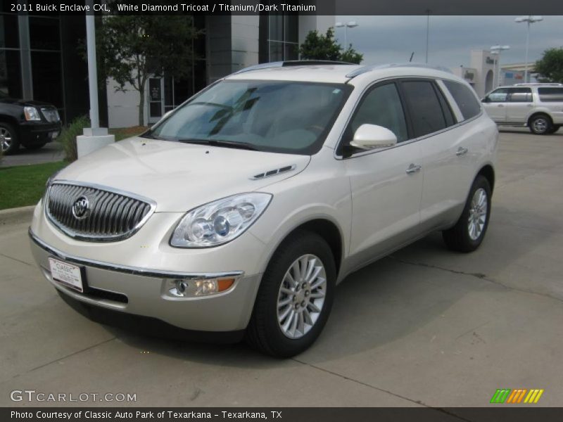 White Diamond Tricoat / Titanium/Dark Titanium 2011 Buick Enclave CXL