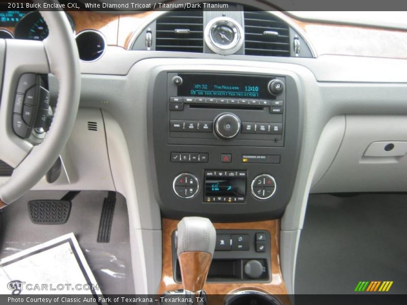 White Diamond Tricoat / Titanium/Dark Titanium 2011 Buick Enclave CXL