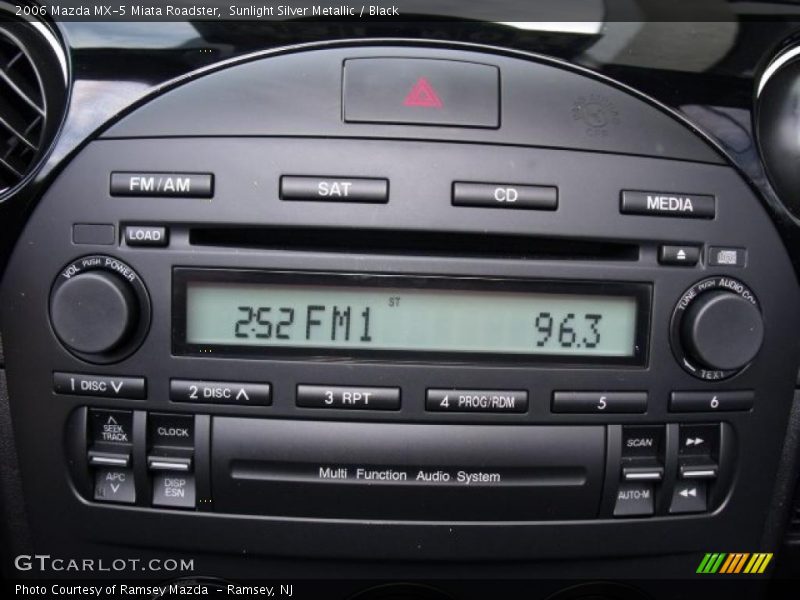 Sunlight Silver Metallic / Black 2006 Mazda MX-5 Miata Roadster