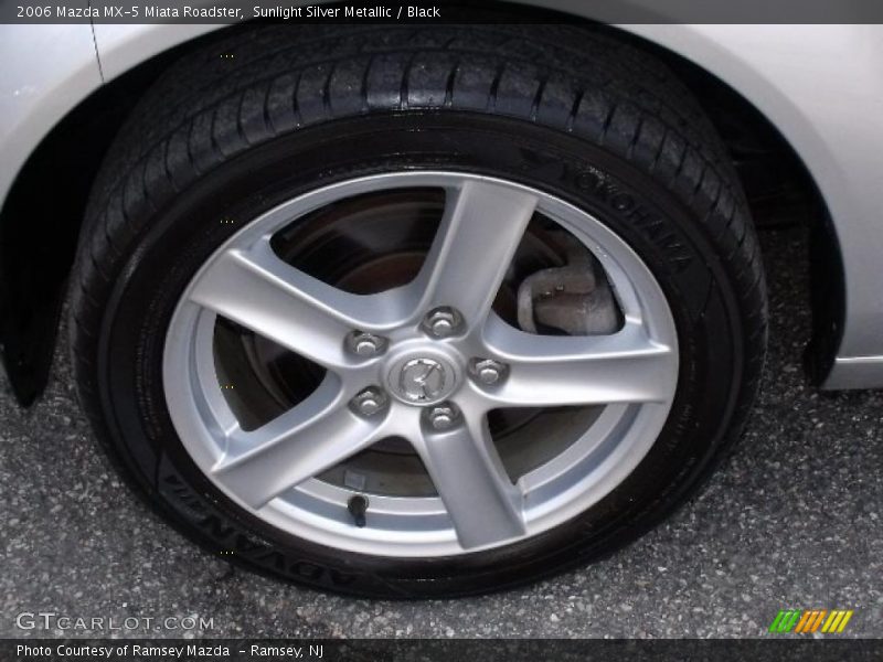 Sunlight Silver Metallic / Black 2006 Mazda MX-5 Miata Roadster