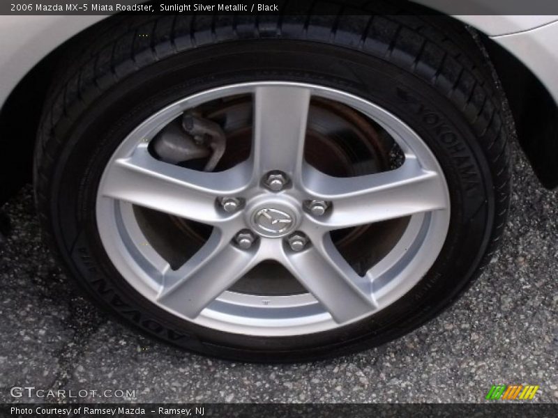 Sunlight Silver Metallic / Black 2006 Mazda MX-5 Miata Roadster