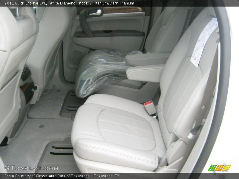 White Diamond Tricoat / Titanium/Dark Titanium 2011 Buick Enclave CXL