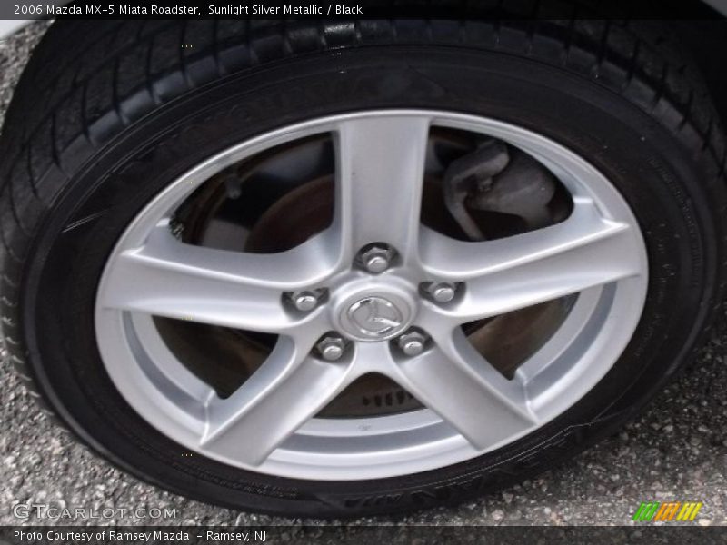 Sunlight Silver Metallic / Black 2006 Mazda MX-5 Miata Roadster
