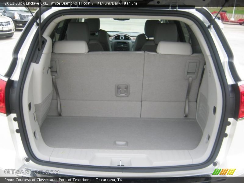 White Diamond Tricoat / Titanium/Dark Titanium 2011 Buick Enclave CXL