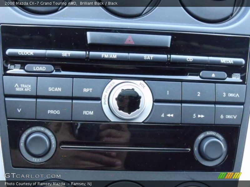 Brilliant Black / Black 2008 Mazda CX-7 Grand Touring AWD