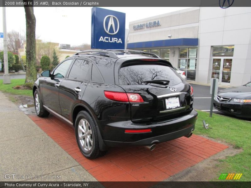 Black Obsidian / Graphite 2008 Infiniti FX 35 AWD