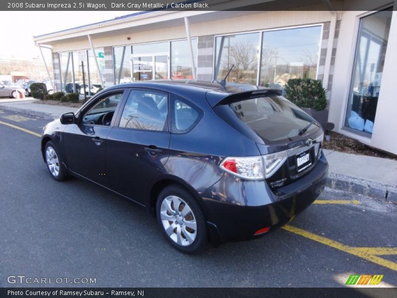 Dark Gray Metallic / Carbon Black 2008 Subaru Impreza 2.5i Wagon