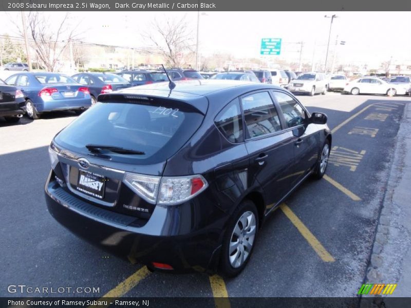 Dark Gray Metallic / Carbon Black 2008 Subaru Impreza 2.5i Wagon