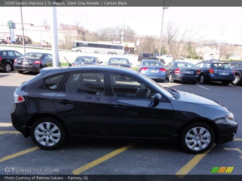 Dark Gray Metallic / Carbon Black 2008 Subaru Impreza 2.5i Wagon