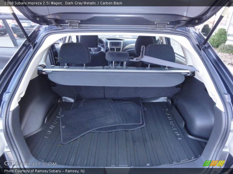 Dark Gray Metallic / Carbon Black 2008 Subaru Impreza 2.5i Wagon