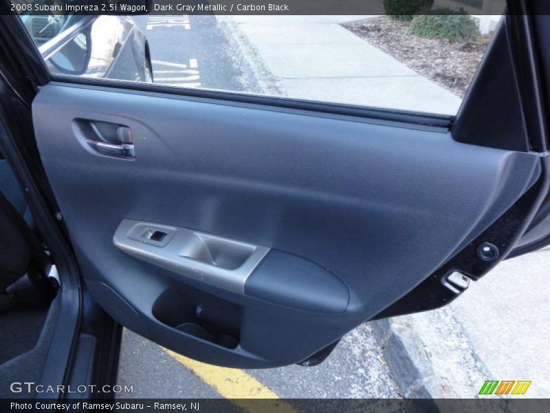 Dark Gray Metallic / Carbon Black 2008 Subaru Impreza 2.5i Wagon