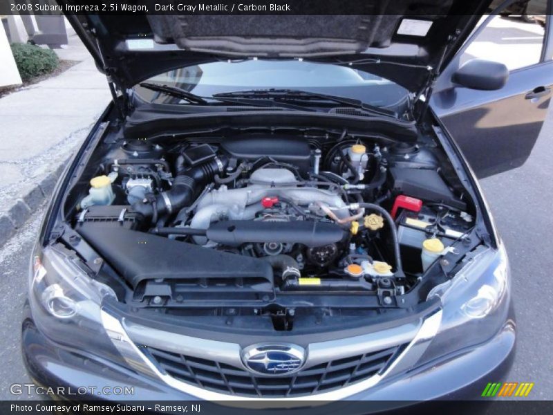 Dark Gray Metallic / Carbon Black 2008 Subaru Impreza 2.5i Wagon